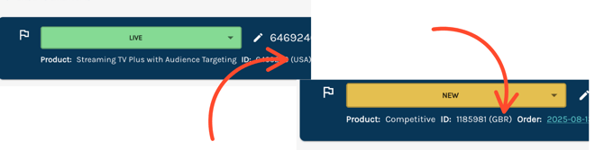country code line items