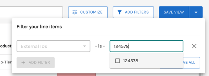line-items-external-ids-filter